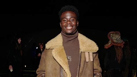 Bukayo Saka is in the Burberry first team 